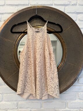 Joie Blush Lace Camisole Top